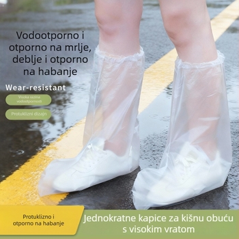 Jednokratne navlake za cipele od PE, vodootporne, visoke, otporne na habanje, debljina 0,5 mm
