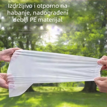 Jednokratne navlake za cipele od PE, vodootporne, visoke, otporne na habanje, debljina 0,5 mm