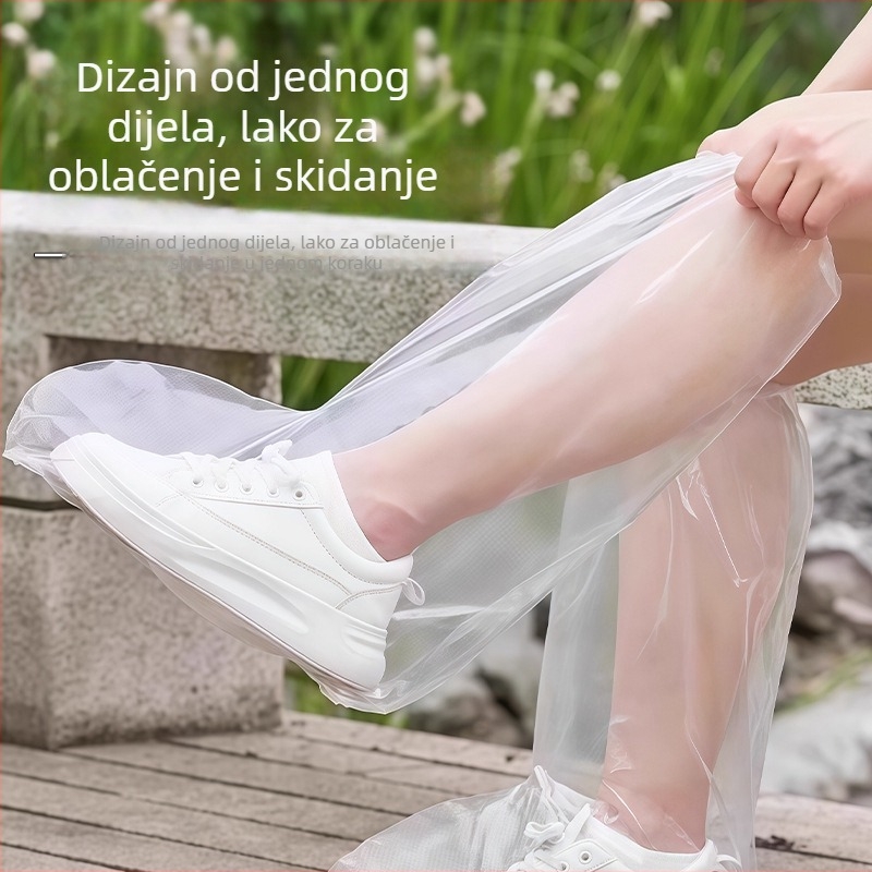 Jednokratne navlake za cipele od PE, vodootporne, visoke, otporne na habanje, debljina 0,5 mm