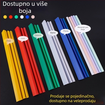 A4 klip za dokumente – prozirni skladišni klip, debljina ploče 18 mm, širina stražnjeg dijela 1.0/1.5/2.5 cm, tisak loga dostupan, prilagodba