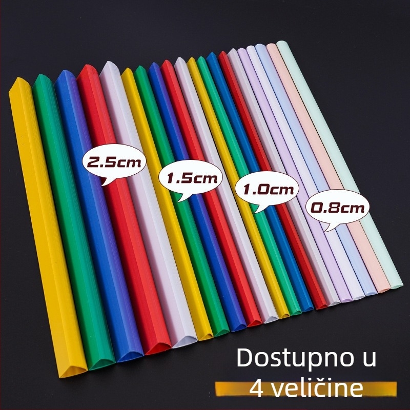 A4 klip za dokumente – prozirni skladišni klip, debljina ploče 18 mm, širina stražnjeg dijela 1.0/1.5/2.5 cm, tisak loga dostupan, prilagodba