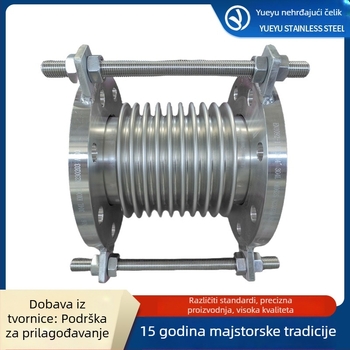 Nerđajući čelični kompensator s bellows, univerzalni prirubnički tip, morski teleskopski spoj za vakuum (304/316, voda/ulje/para)