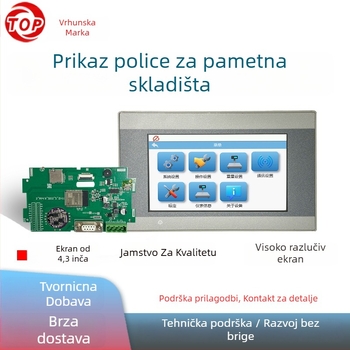 Stolni elektronički mjerač za skladištenje s 4,3-inčnim dodirnim zaslonom i visoko preciznom PCB pločom