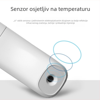 Dayou NX-2000 Infracrveni čelo termometar s LCD zaslonom, domet mjerenja 1–5 m, točnost 0.1°C