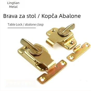 Zaključak za ploču stola s Abalone kopčom – spojni dio namještaja