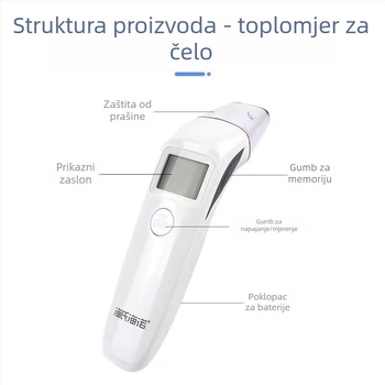 Heinowo infracrveni termometar, model 9802, izdano 2021, težina 250 g, za opću upotrebu