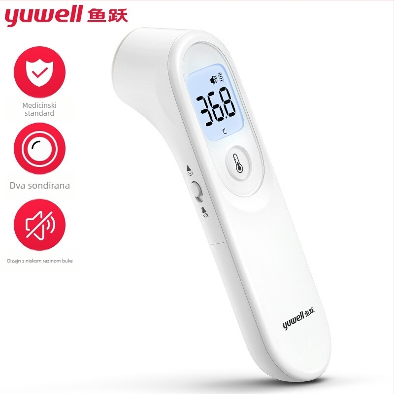 Yuyue Medical YT-1 infracrveni elektronički termometar za čelo za odrasle i bebe