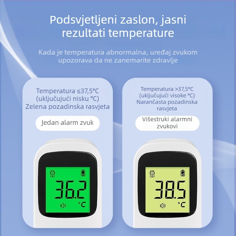 Haishi Haina CH-815 medicinski infracrveni termometar za čelo – lansiran 2022, Guangdong odobrenje medicinskog uređaja 20212070057, pogodan za sve dobne skupine, nacionalna garancija