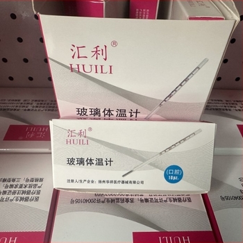 Huili stakleni oralni termometar, medicinsko/kućna upotreba, trokutasti štapić tip