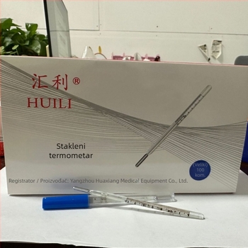 Huili stakleni termometar za pazuh i usta, mali model