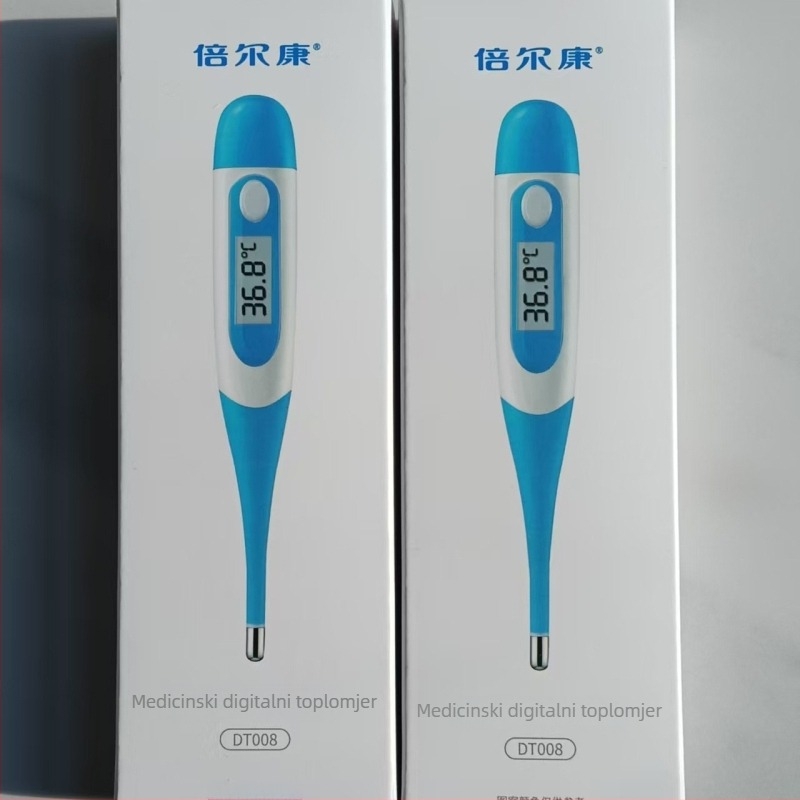 Beierkang medicinski digitalni toplomjer s velikim zaslonom, visoka preciznost, bez živine, DT008
