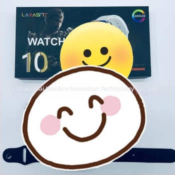 Pametni sat S10 sa silikonskom sportskom narukvicom, AMOLED zaslon, Bluetooth pozivi, praćenje otkucaja srca, mjerenje krvnog tlaka, mjerenje razine kisika u krvi