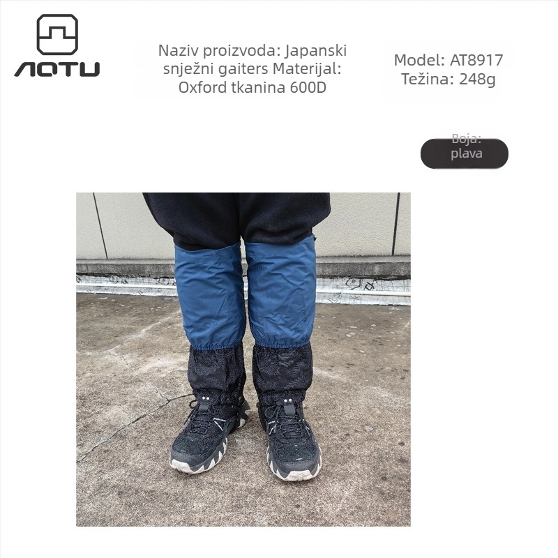 Snježni gaiteri za planinarenje i hodanje — vodootporne zaštitne navlake za stopala i potkoljenicu, zaštita od pijeska