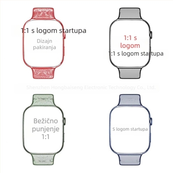 S11 Pametni sat, Dualni remen, Dodirni i tipkasto upravljanje, Silikon remen, Android kompatibilan, Praćenje otkucaja srca