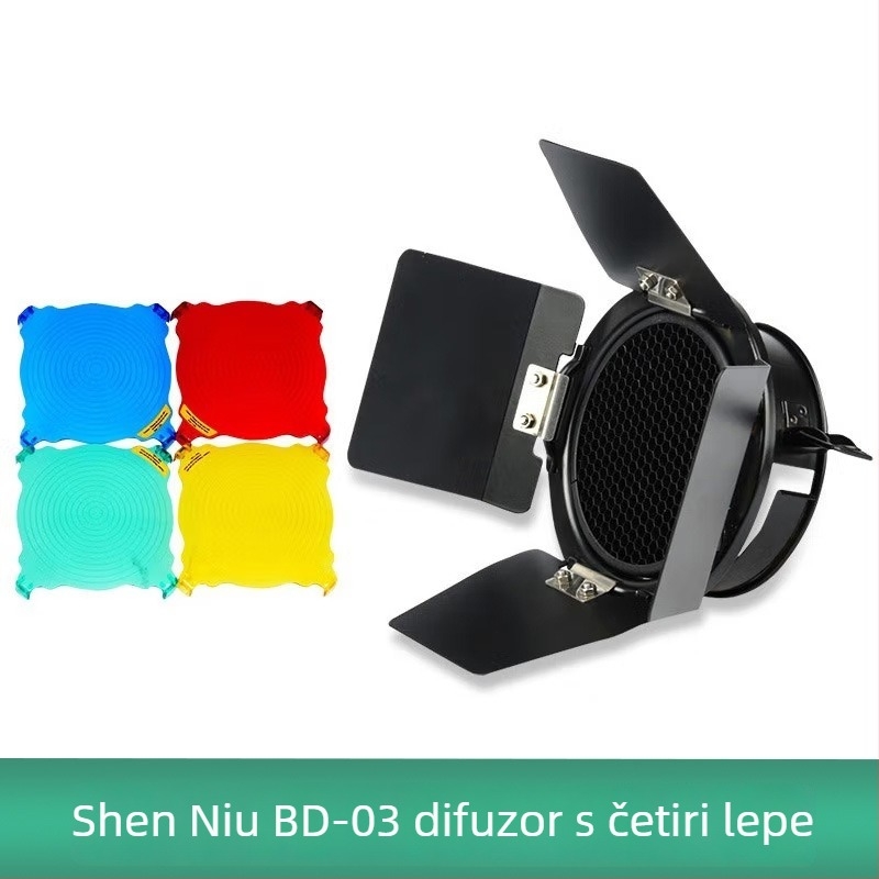 Godox BD04 studijsko bljeskalica svjetlo, aluminijska legura, maksimalno opterećenje 6–10 kg