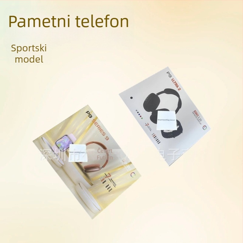 P9 Ultra2 pametni sat u sklopu narukvica P9Smartwatch7, Bluetooth pozivi, praćenje otkucaja srca, praćenje sna, detekcija zasićenja kisikom, bežično punjenje