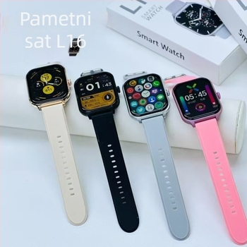 Pametni sat L16 GTS4 s AMOLED zaslonom, Bluetooth pozivi, mjerenje otkucaja srca, praćenje sna i detekcija kisika u krvi
