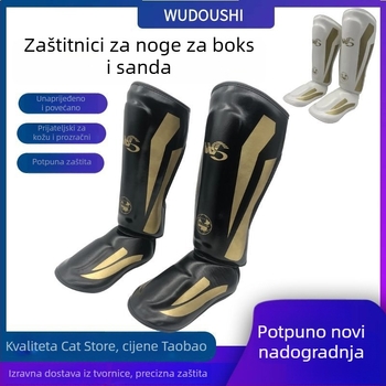 Zaštita potkoljenice za boksačke treninge – PU koža s pjenom visoke gustoće, zaštita listova, za odrasle