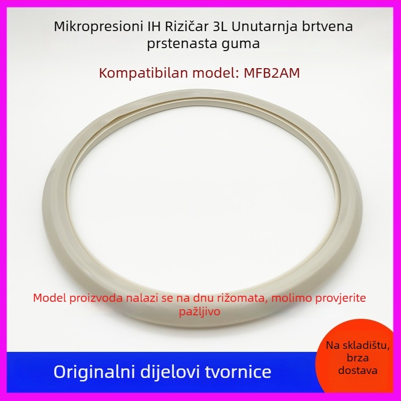 Silikonski brtvni prsten za unutarnji poklopac IH kuhala za rižu MFB2AM, kompatibilan s Mi Home Universal modelima