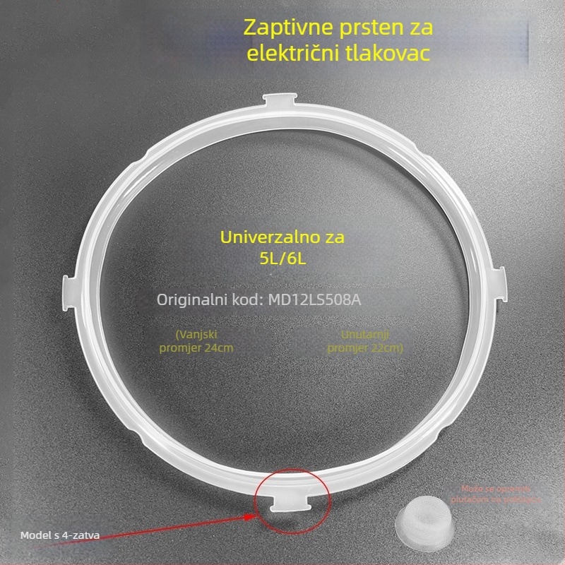 Deblji silikon brtvа za električni lonac pod pritiskom Midea