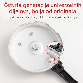 Kita univerzalna ručka za lonac pod pritiskom, aluminijska legura, dijelovi poklopca