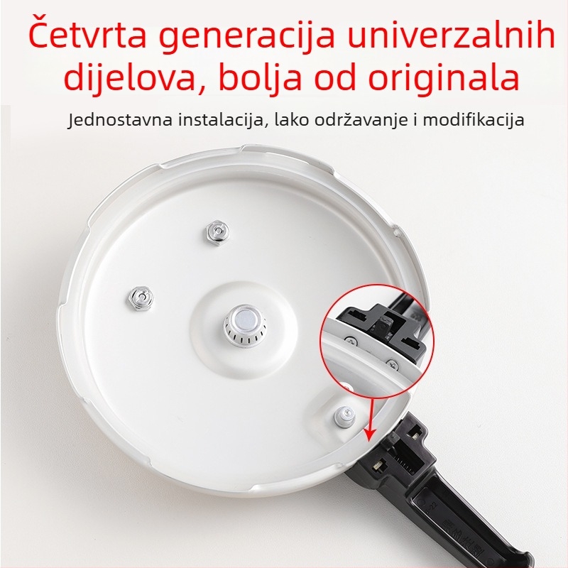 Kita univerzalna ručka za lonac pod pritiskom, aluminijska legura, dijelovi poklopca