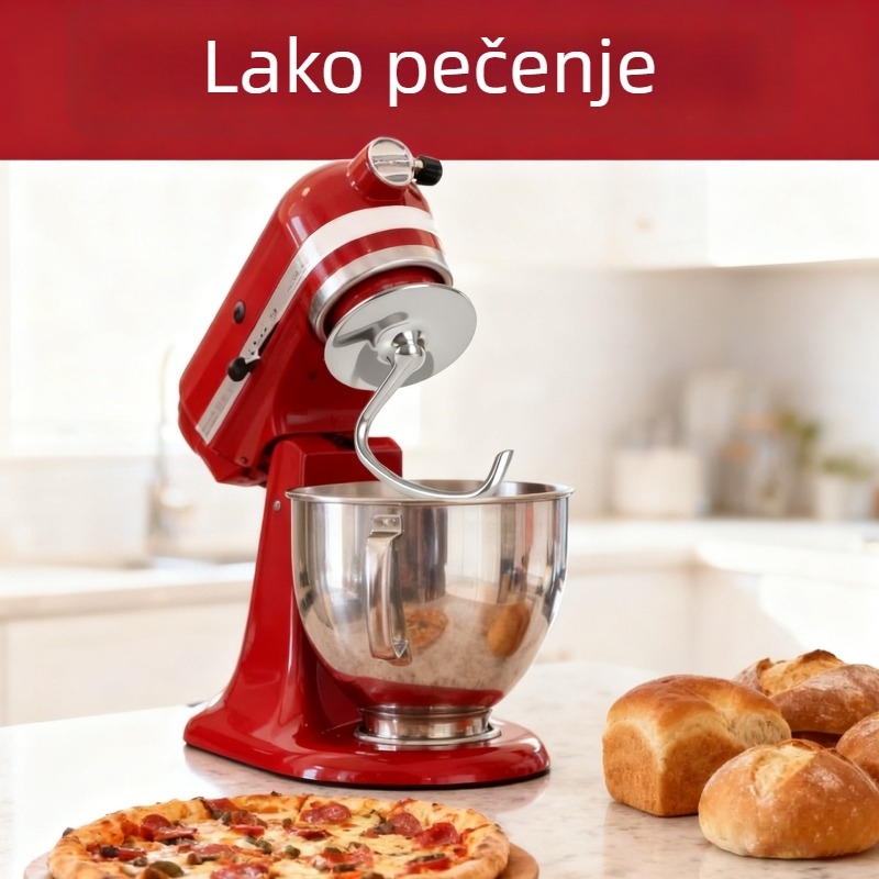 Kuka za tijesto od nehrđajućeg čelika za KitchenAid 5 Qt – odvojiva dodatna oprema