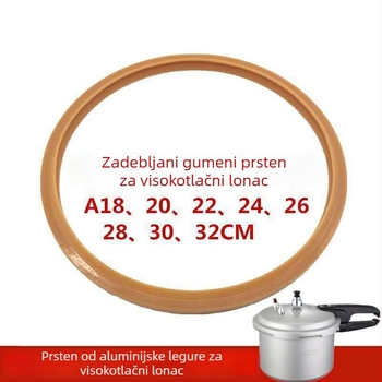 Prsten za brtvljenje lonca s tlakom, silikon guma, otporan na visoke temperature, marka Unique, kompatibilan s dodacima za aparate za sojino mlijeko/miješanje/mljevenje