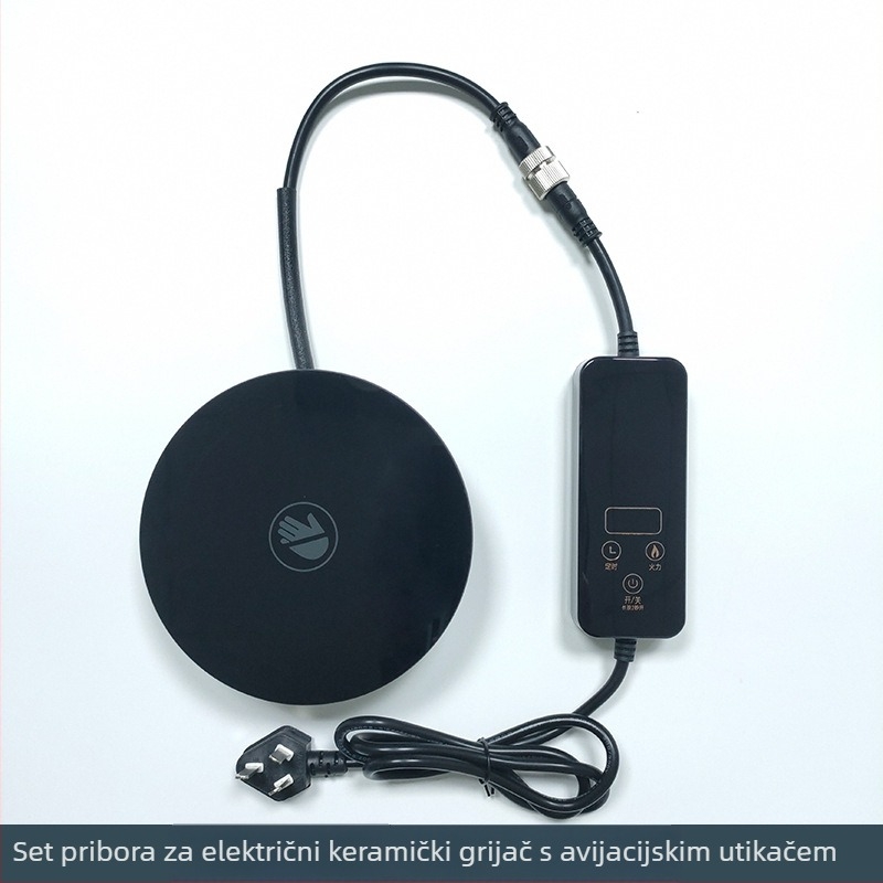 Novi set dodatne opreme za električni keramički štednjak za čaj, uključuje čajnik, grijni element, grijnu ploču i rižovar