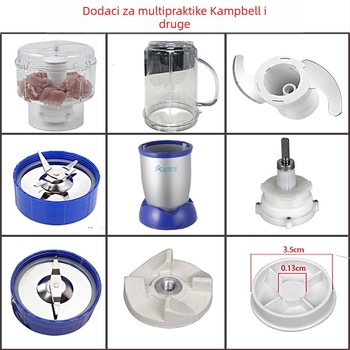 Conbell Višefunkcionalni set dodatne opreme za sojino mlijeko, cijeđenje, miješenje i mljevenje za kućnu upotrebu