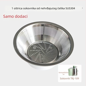 Disk s nožem od nehrđajućeg čelika 304 za sokovnik, kućna upotreba, filter za odvajanje pulpe, dodatna oprema blendera