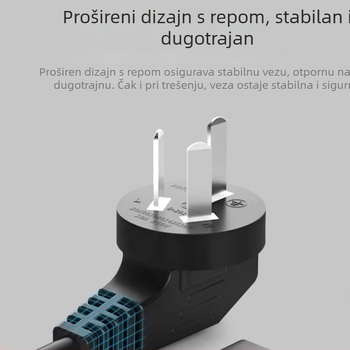 Napojni kabel za kuhalo za rižu i električni lonac, 3-pini konektor, PVC