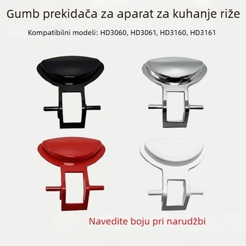 Pribor za Philips kuhalo za rižu – Kompatibilno s HD3060/HD3061, bajonetni zasun, kopča i plastični prekidač s gumbom