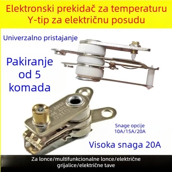 Termostatski prekidač za električnu posudu, wok i kuhalo za rižu - ograničivač temperature sa kompozitnim srebrnim kontaktima