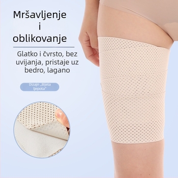 Ženski kompresijski pojas za bedro – elastičan, prozračan zavoj za trčanje i fitness