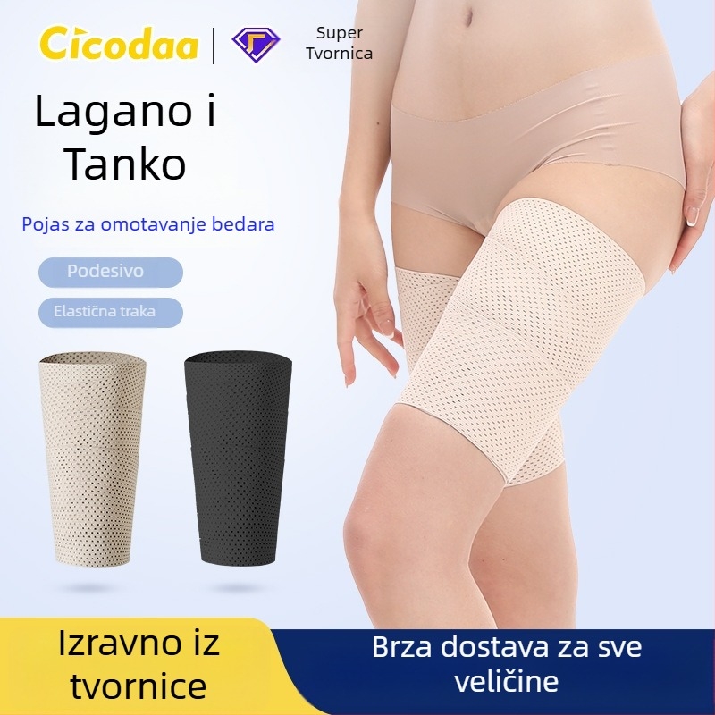Ženski kompresijski pojas za bedro – elastičan, prozračan zavoj za trčanje i fitness