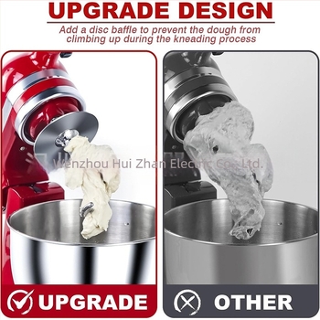 Aksesorij za tijesto — kuka za KitchenAid uspravni mikser s nagibnom glavom, nehrđajući čelik, model K45dh