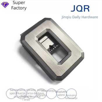 Kuka za remen od cinkovog legura, šuplja automatska kopča, dvostrano rotirajuća, bez zuba, brzo otpuštanje (Spring 2025; elektroforetsko završetak)