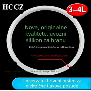 Silikonski brtvni prsten za električni lonac pod pritiskom – pribor, HCCZ