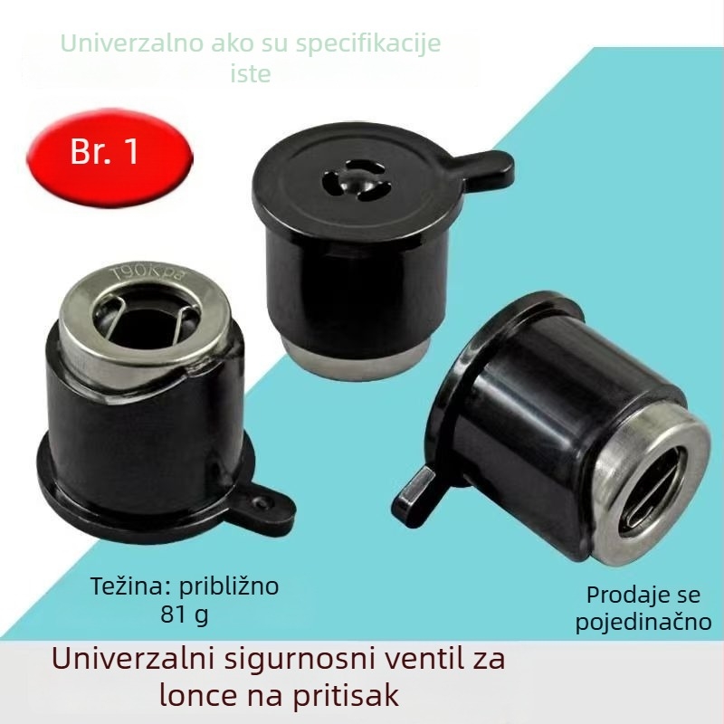 Set ventila za električni lonac pod pritiskom – ispušni, tlakovni i ventil za oslobađanje tlaka za modele 4L/5L/6L