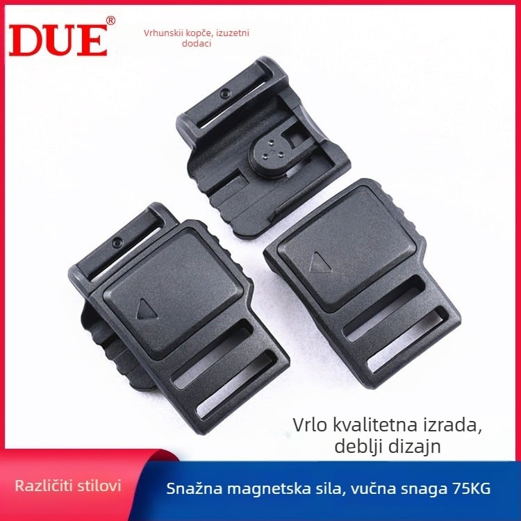 More than art DUE Plastična magnetska spona za kacige i ruksake - Proljeće 2024., dodaci za prtljagu