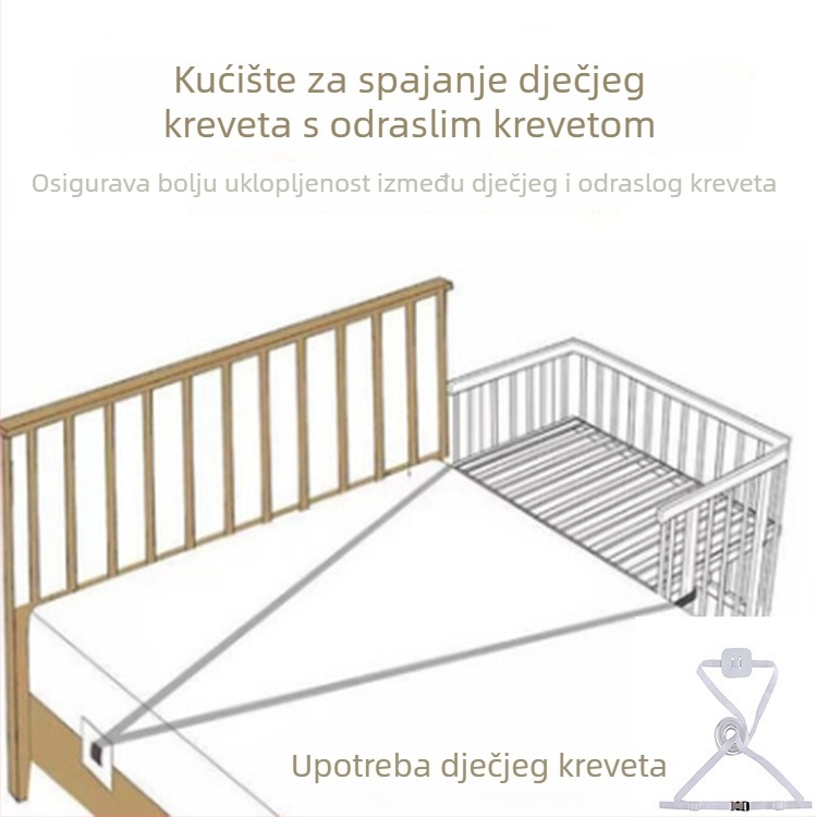 Lianda Pojas za dječji krevetić – PP perla traka, vrpca, Model 02