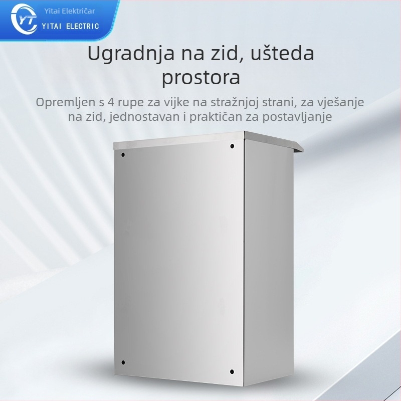 Zidni sandučić za poštu od nehrđajućeg čelika, unutarnja i vanjska vodootporna kutija za novine, IP55 zaštita, marke Yitai, prilagodljivo