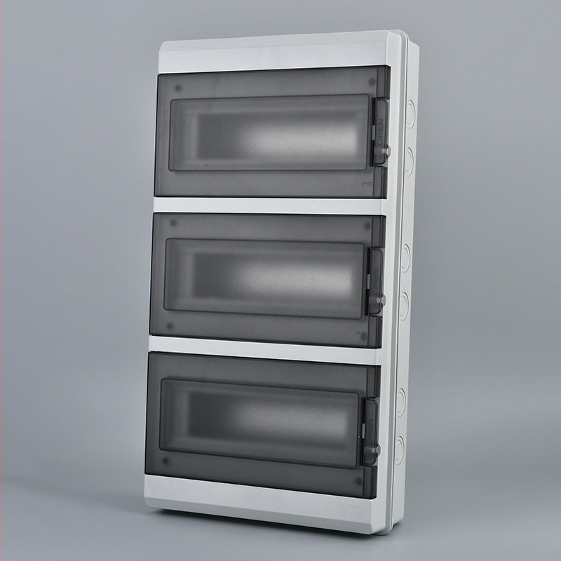 HT serija vanjska vodootporna kutija za distribuciju, površinska montaža, 3-36 krugova, IP65, ABS kućište, PS poklopac