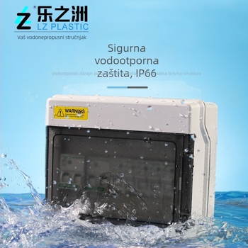 Vanjska IP66 vodootporna kutija za niskonaponsku distribuciju, površinska ili ugradbena montaža, ABS kućište, PC poklopac, 9/12/16/24 krugova