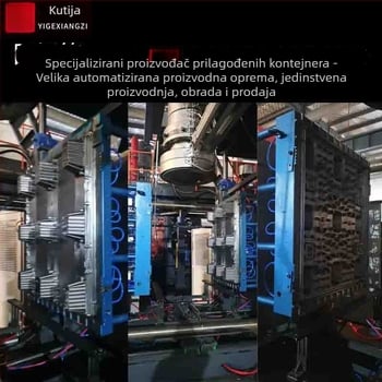 Plastična kutija za pakiranje s pločom od saća — materijal PP; vodootporna; visoke čvrstoće; može se slagati; nosivost 600