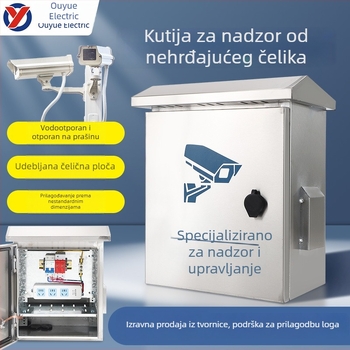 Kutija za nadzor serije 201, zidna, vanjsku kišu otporna, dimenzije 600×800×180 mm, metalno kućište