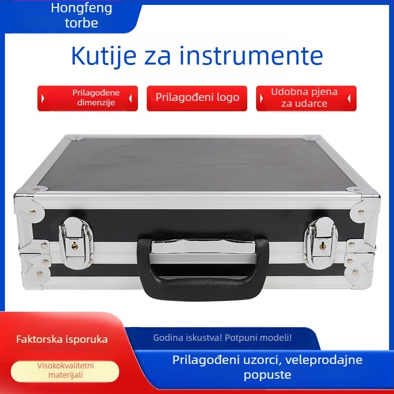 Kutija za alate od aluminijeve legure, serija kutija s pravim kutom, aluminijski okvir i ABS ploča za pohranu alata i instrumenata