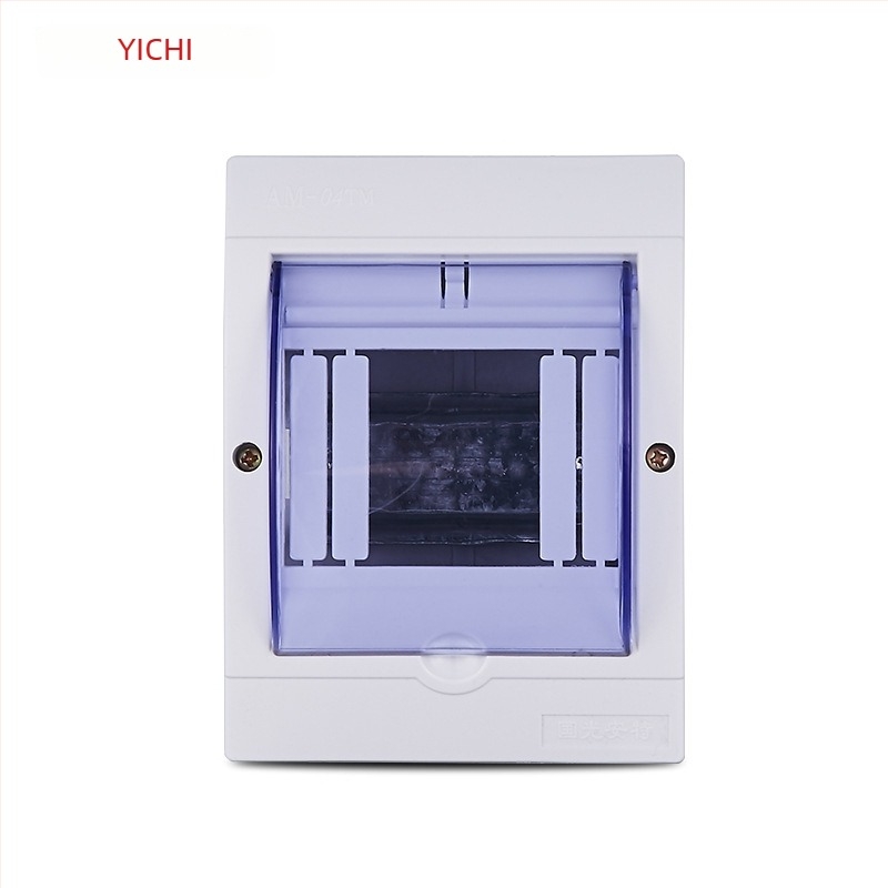 Površinska vodootporna kutija za prekidače, 4-polna, kućište od PC-a, namijenjena osvjetljavnim krugovima