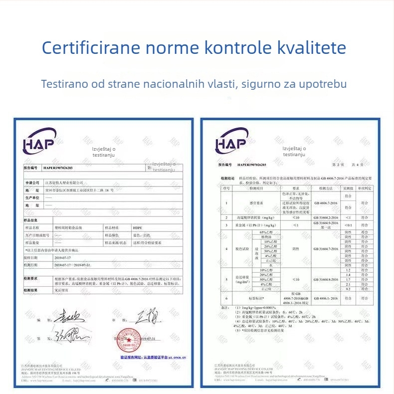 Pravokutna plastična turnover kutija od PE — vodootporna i otporna na vlagu, injekcijsko oblikovana, debljina stijene 2,5 mm, nosivost 20–120, prilagodljiva